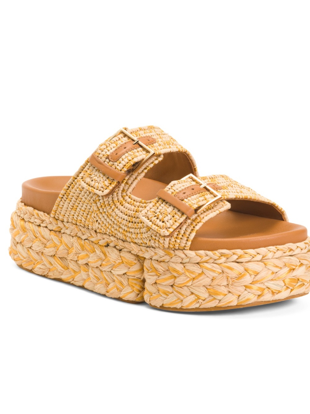 CLERGERIE PARIS braided double band sandals